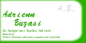 adrienn buzasi business card