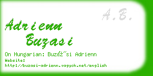adrienn buzasi business card